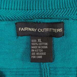 Fairway Outfitters Green Golf V-Neck Sweater Vest Mens XL